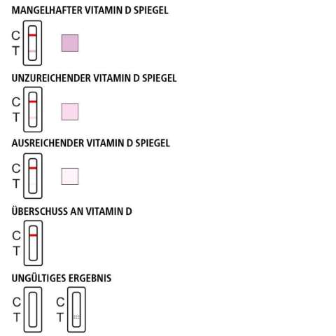 Darstellung der Ergebnisse des Selbsttests