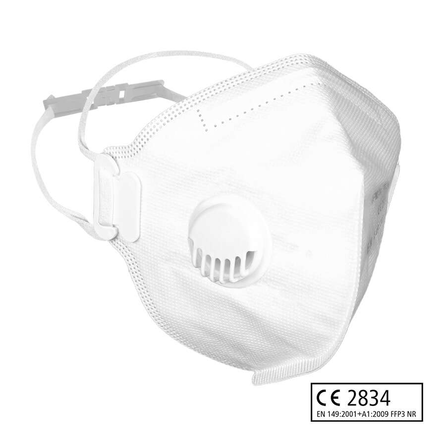 Masque de protection respiratoire FFP3 NR D avec clapet d'expiration –  MOLDEX: lot de 20