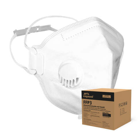 270x FFP3 Atemschutzmaske mit Ventil