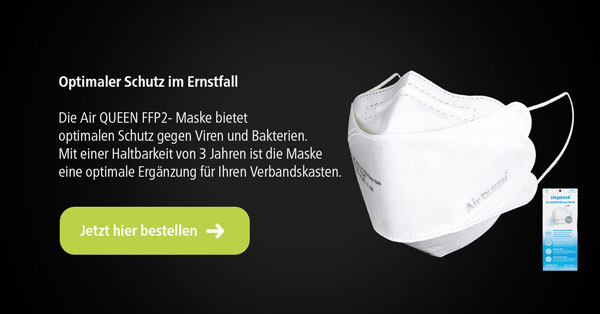 AirQueen FFP2-Maske für Verbandskasten